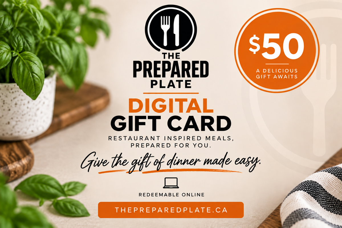 The Prepared Plate Digital Gift Card