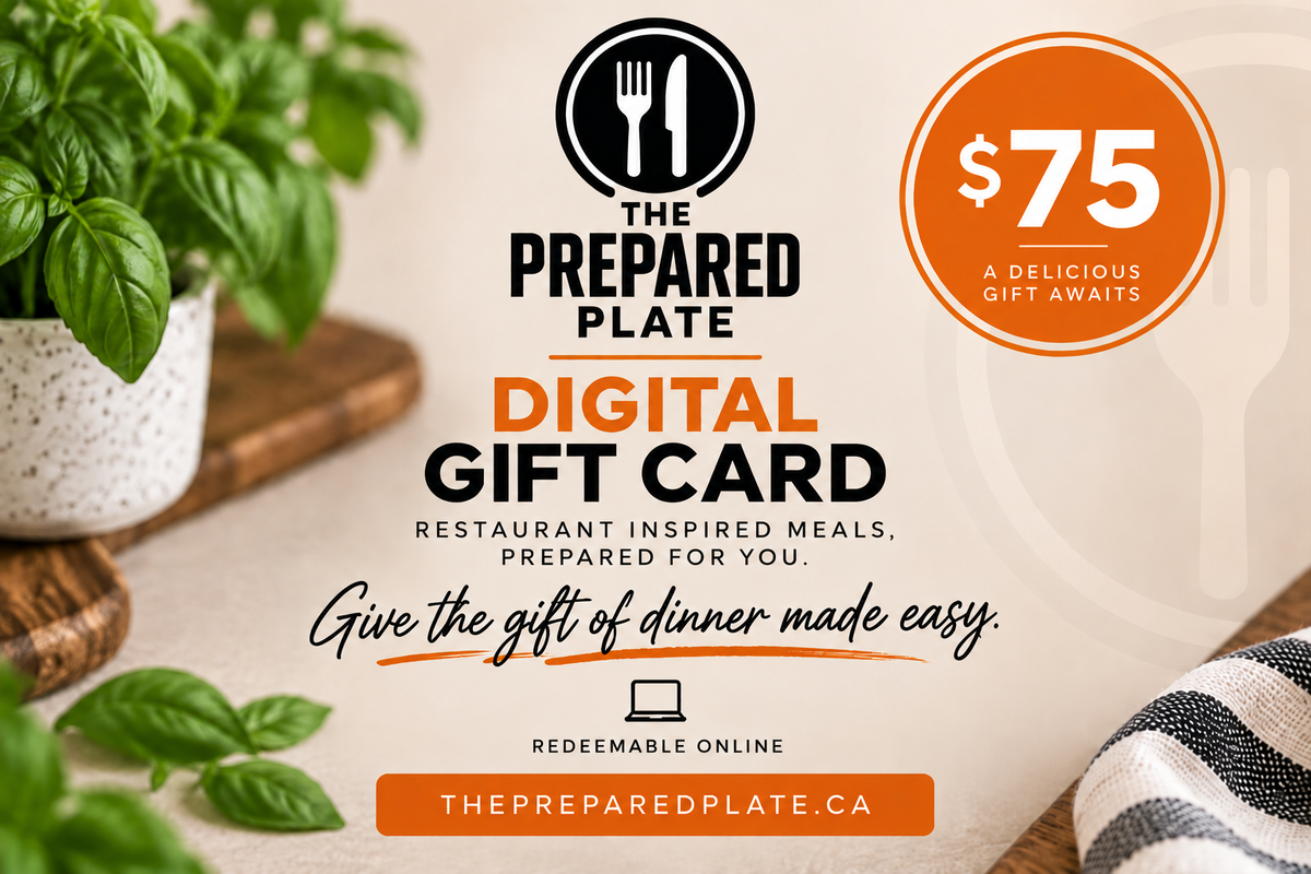 The Prepared Plate Digital Gift Card