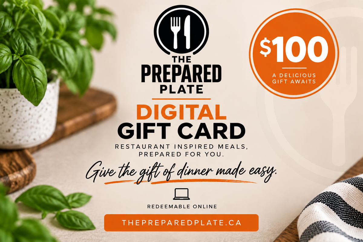 The Prepared Plate Digital Gift Card